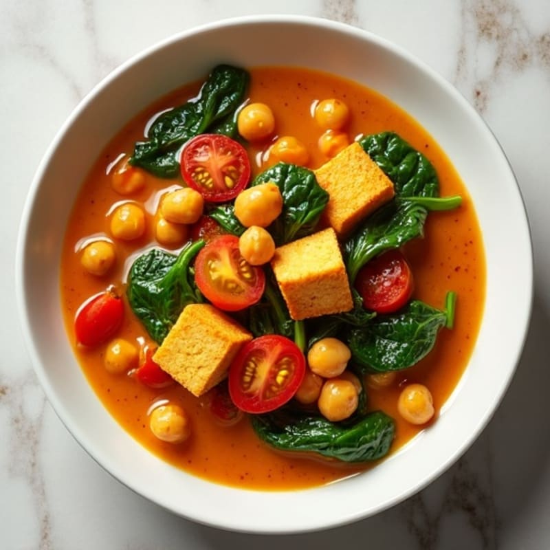 Hearty Chickpea and Spinach Curry