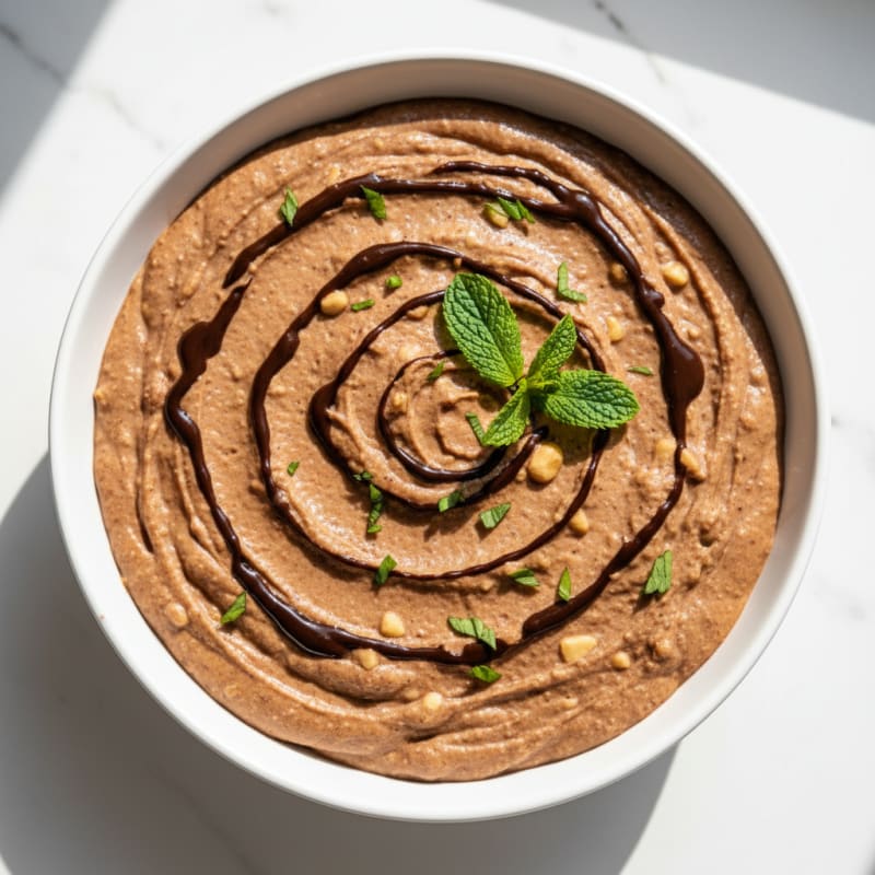 Creamy Cashew Protein Mousse with Dark Cocoa