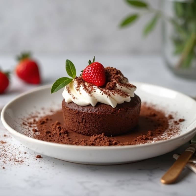 Dark Chocolate Protein Soufflé