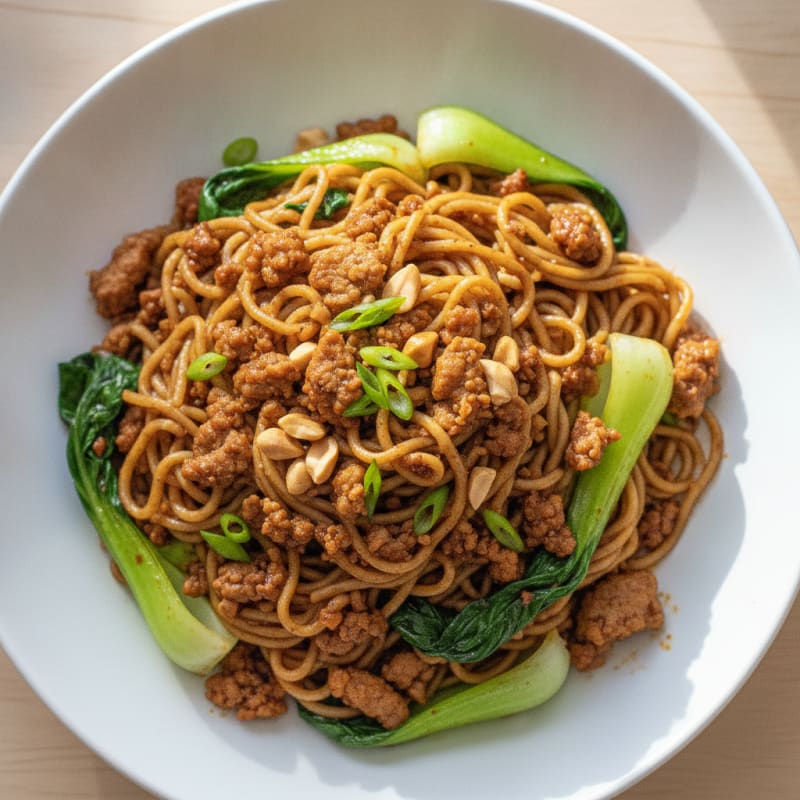 Sichuan Chili Pork Dan Dan Noodles