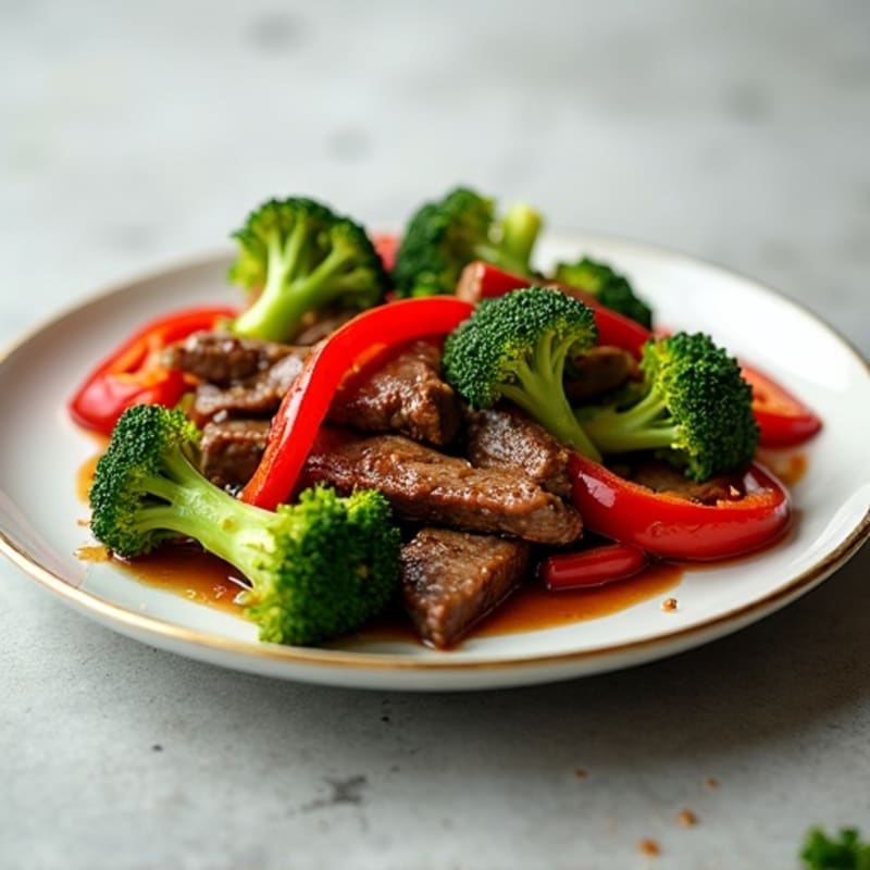 Tender Sweet and Savory Garlic Beef Stir-fry