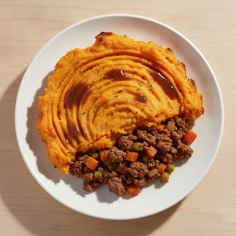 Venison Shepherd's Pie with Sweet Potato Topping