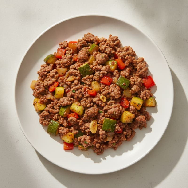 Ground Beef and Vegetable Skillet