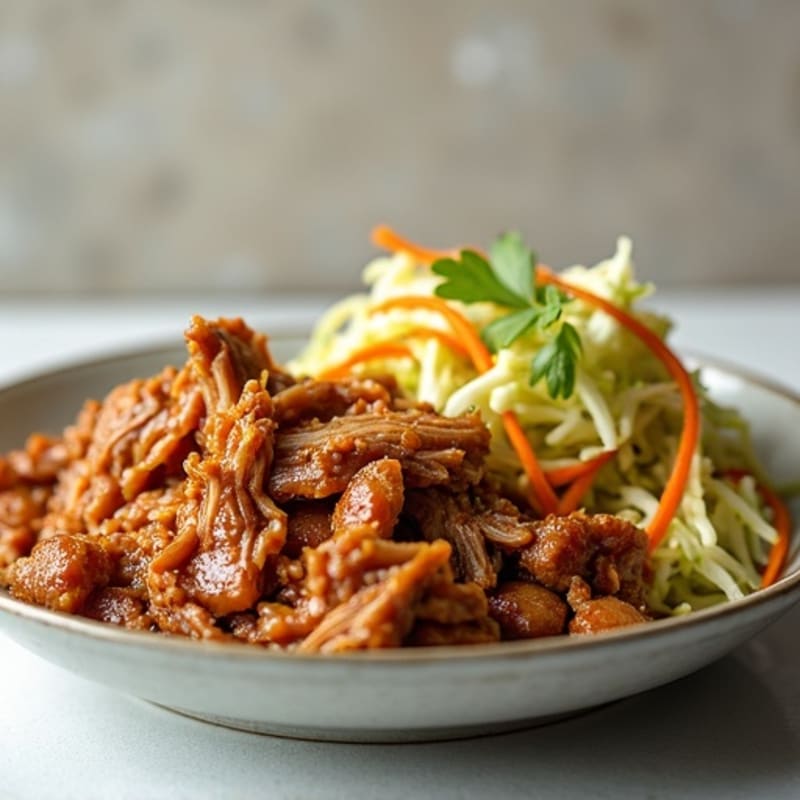 Citrus-Garlic Pulled Pork with Fresh Slaw
