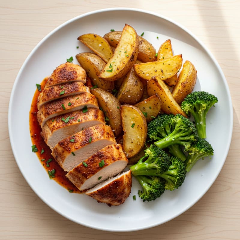 Smoky Paprika Chicken with Roasted Potatoes