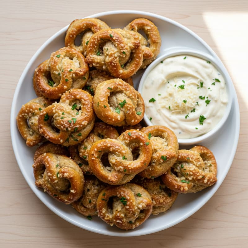 Garlic Parmesan Pretzel Bites