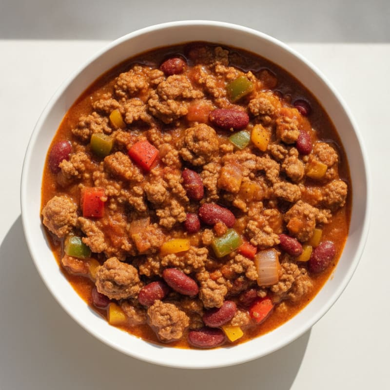 Hearty Beef and Vegetable Chili