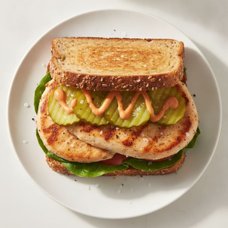 Classic Deli Pickle Sandwich