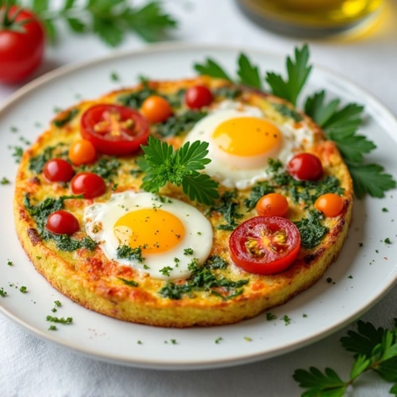 Fluffy Herb and Vegetable Frittata