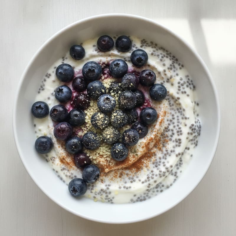 Blueberry Chia Seed Pudding