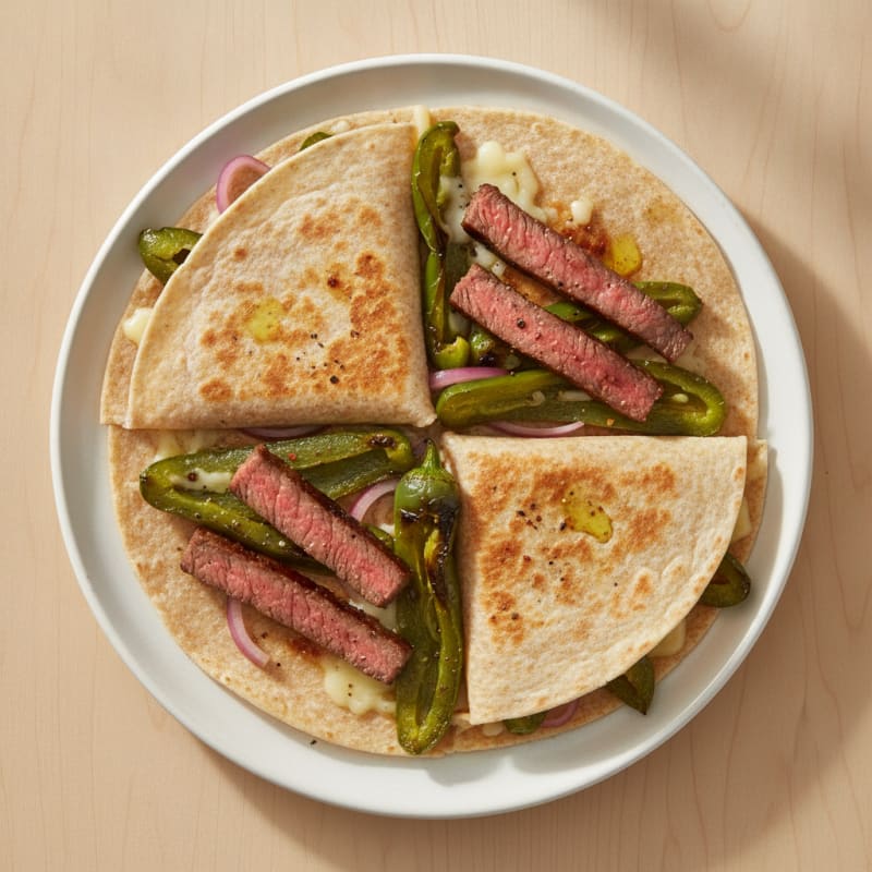 Steak and Poblano Quesadillas