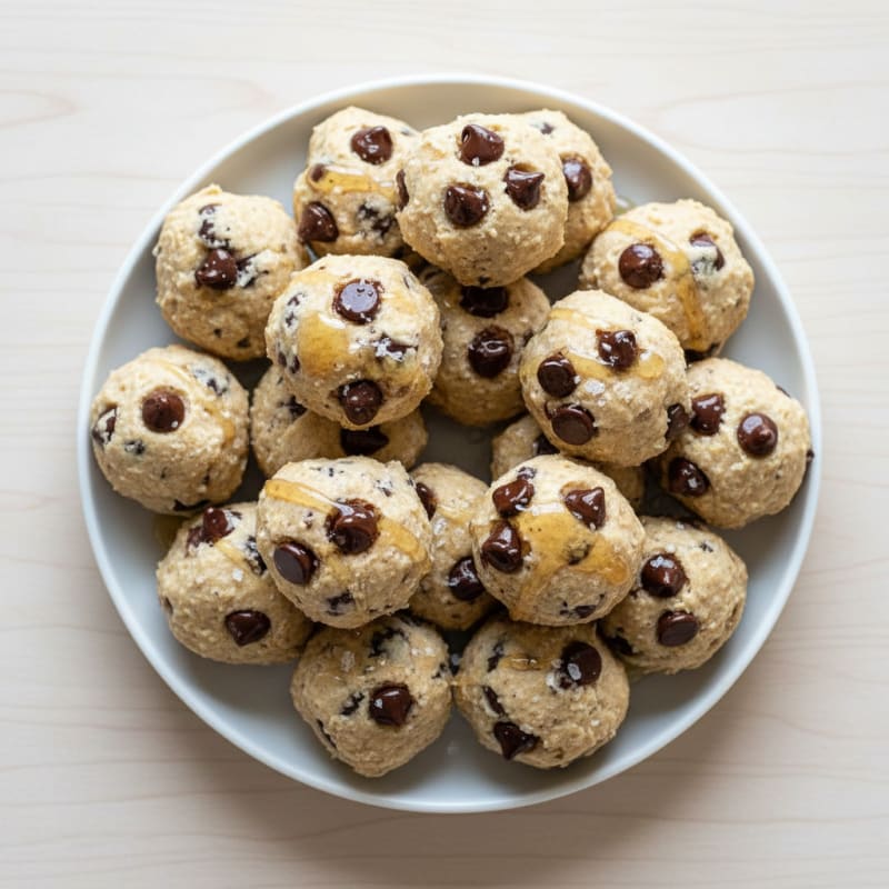 No-Bake Chocolate Chip Protein Bites