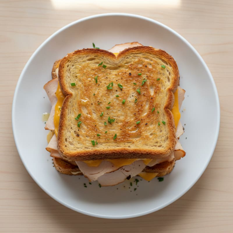 Triple-Decker High-Protein Grilled Cheese
