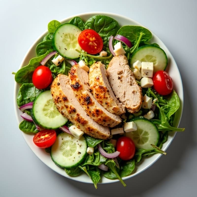 Loaded Turkey and Provolone Chopped Salad