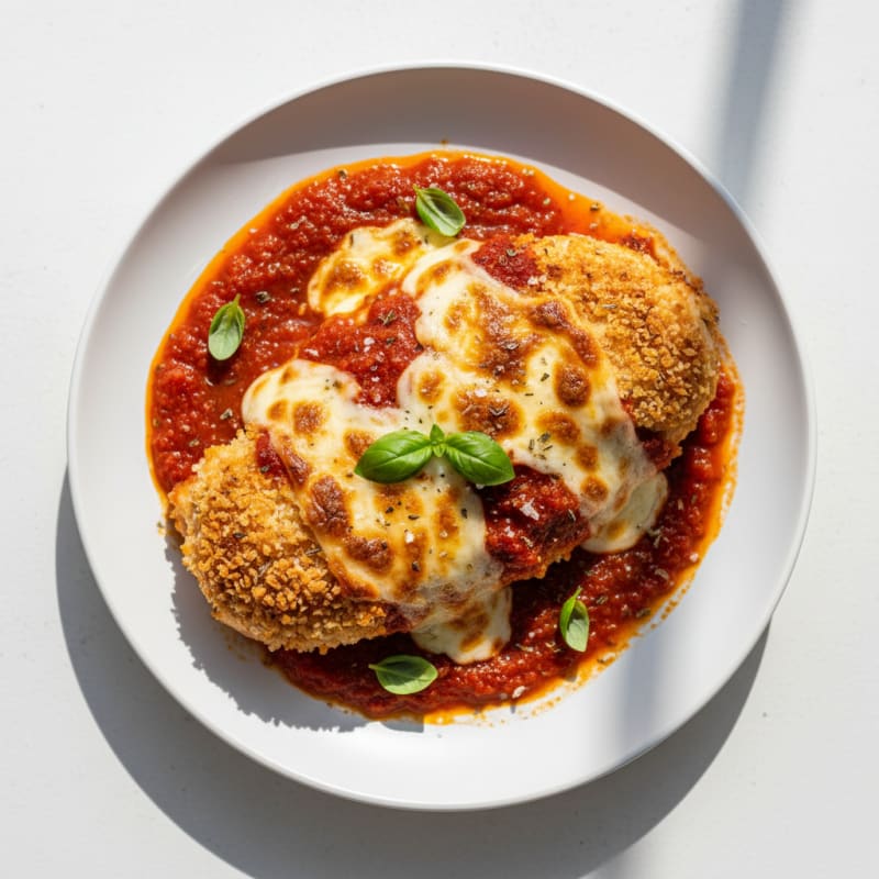 Baked Chicken Parmesan with Marinara