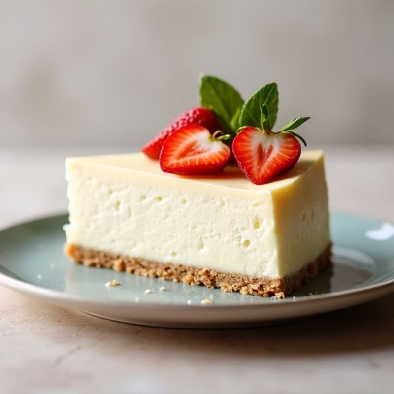 Creamy Greek Yogurt Protein Cheesecake