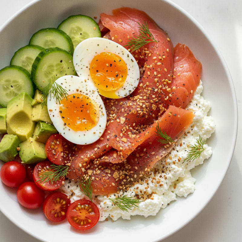 Savory Cottage Cheese Power Bowl