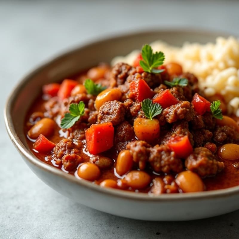 Hearty Lean Beef Mince Chilli with Beans