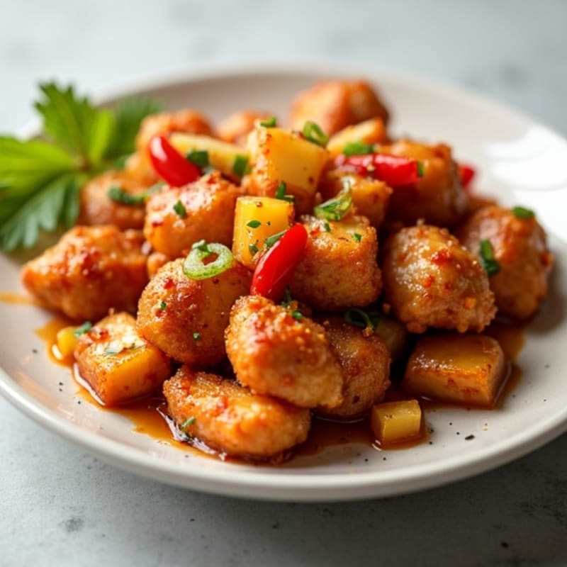 Crispy Baked Sweet and Sour Chicken