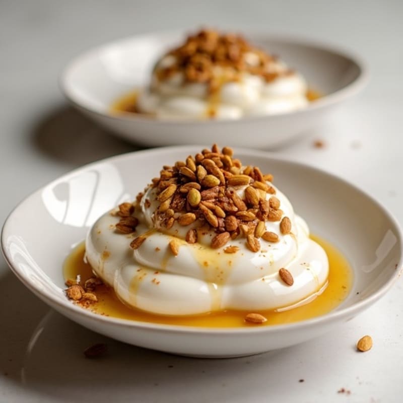Cinnamon-Spiced Protein Yogurt with Toasted Pumpkin Seeds