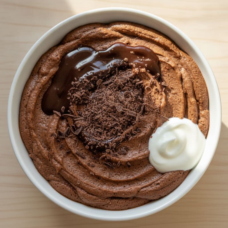 Chocolate Protein Mousse with Greek Yogurt