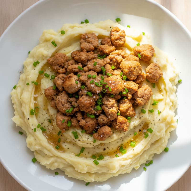 Buttery Garlic Mashed Potato Bowl