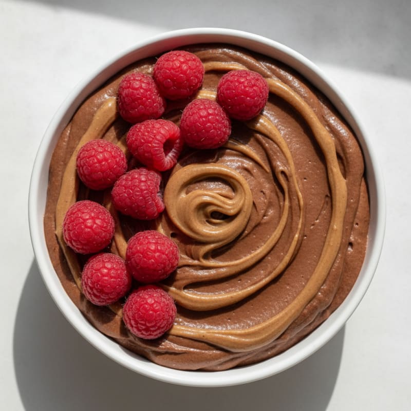 Silky Chocolate Protein Pudding with Greek Yogurt