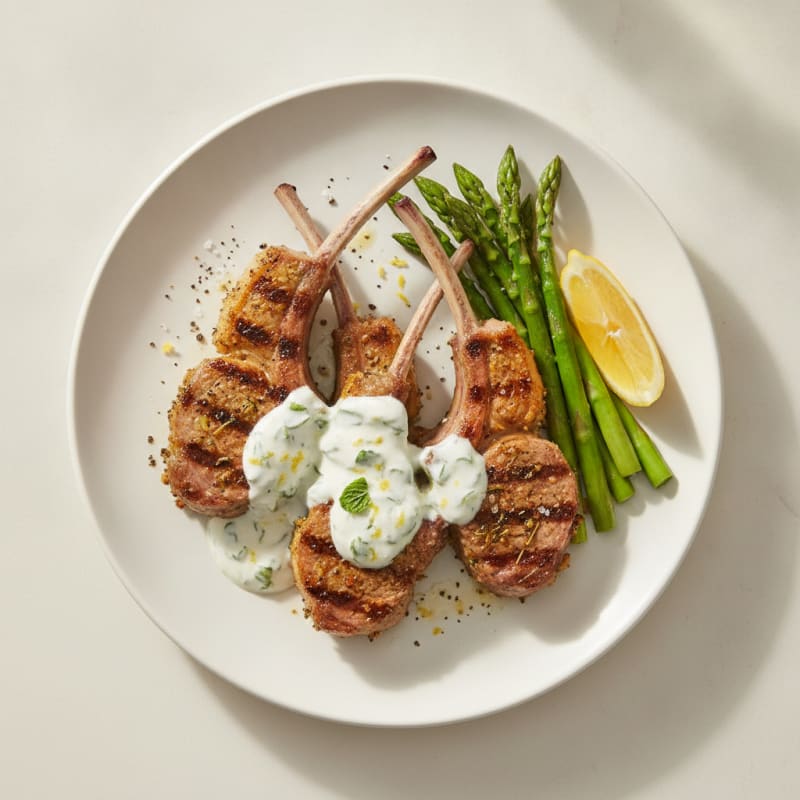 Grilled Herb Lamb Chops