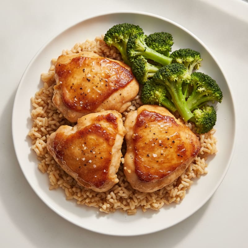 Honey-Garlic Glazed Chicken Thighs