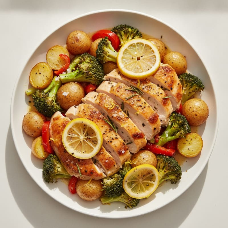 Sheet Pan Lemon Herb Chicken