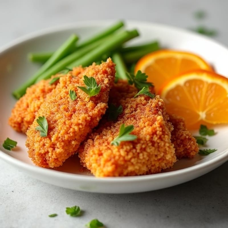 Healthy Crispy Orange Chicken
