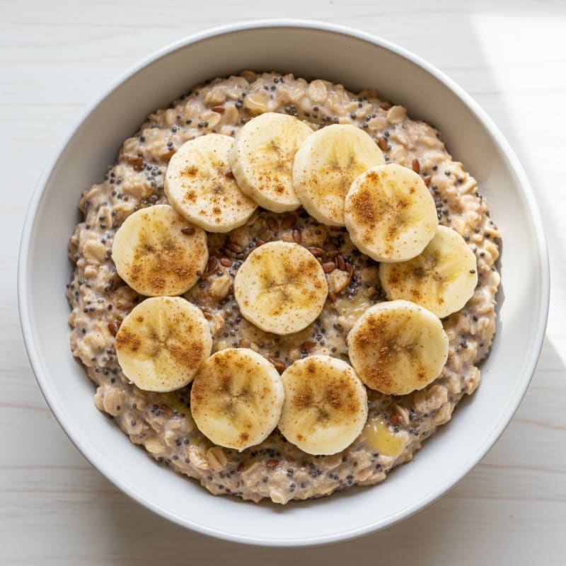 Banana Chai Seed Overnight Oats
