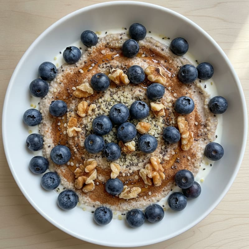 Quinoa Power Bowl with Berries and Nuts