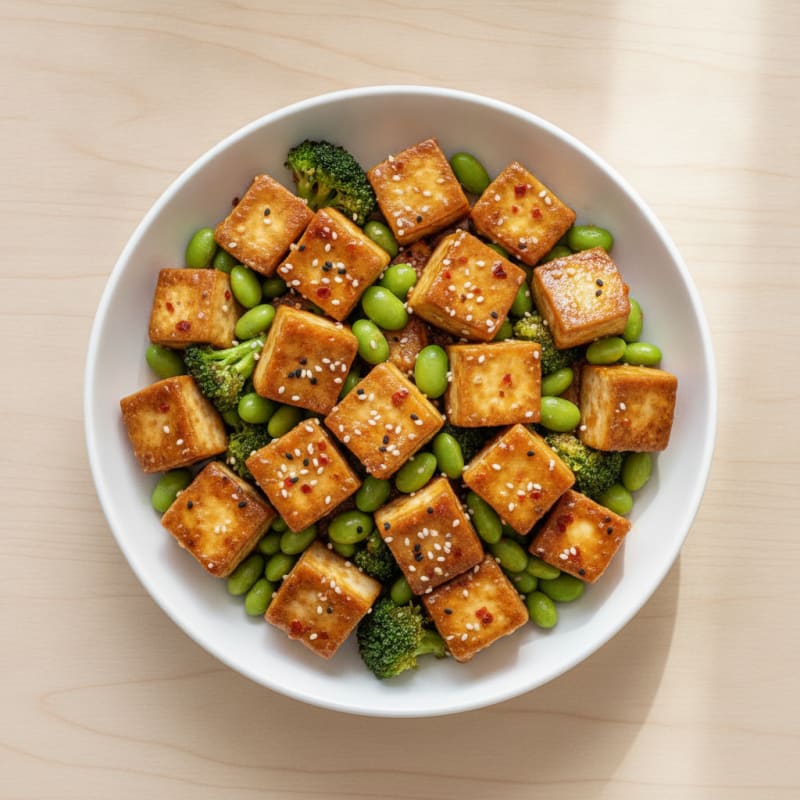 Sesame Tofu Stir-Fry