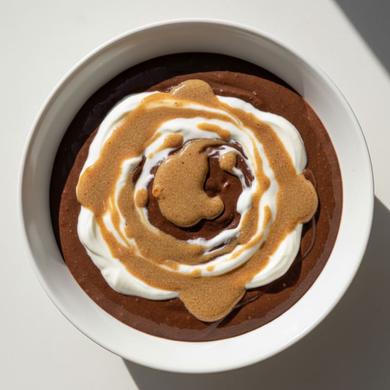 Silky Chocolate Protein Pudding with Greek Yogurt