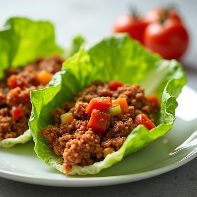Hearty Lean Ground Turkey Sloppy Joe Lettuce Wraps