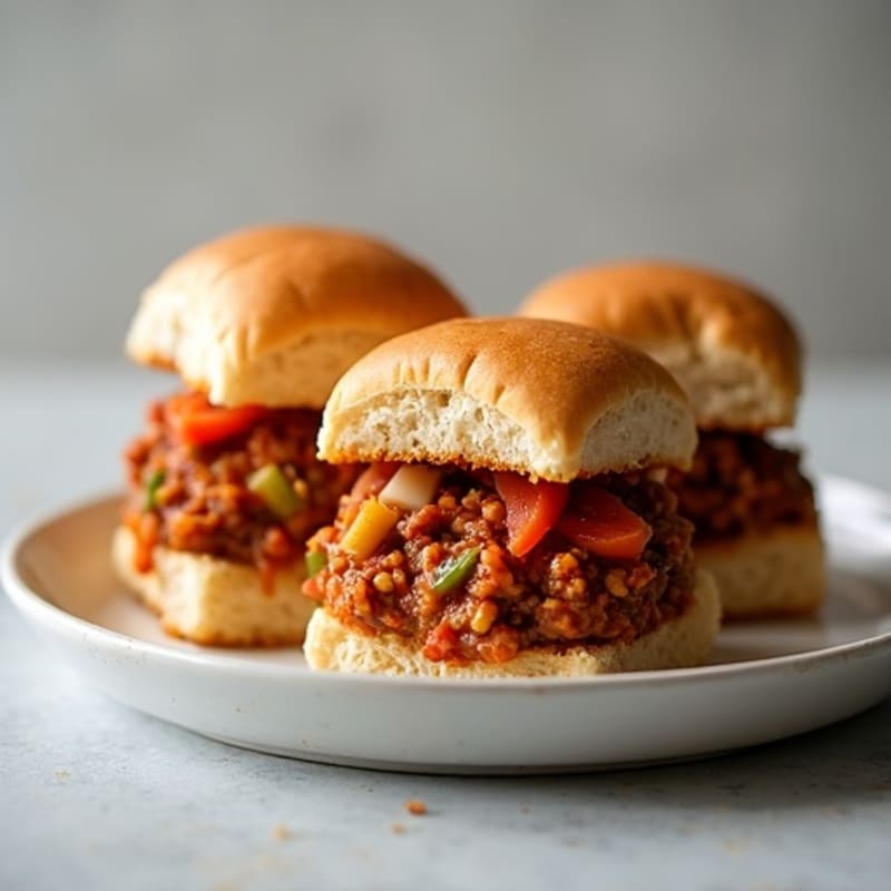 Hearty Veggie-Packed Lean Turkey Sloppy Joe Sliders