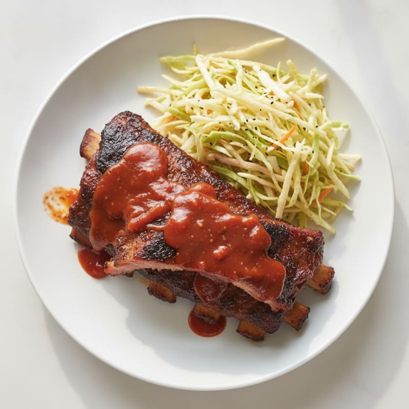 Smoked BBQ Ribs with Tangy Glaze
