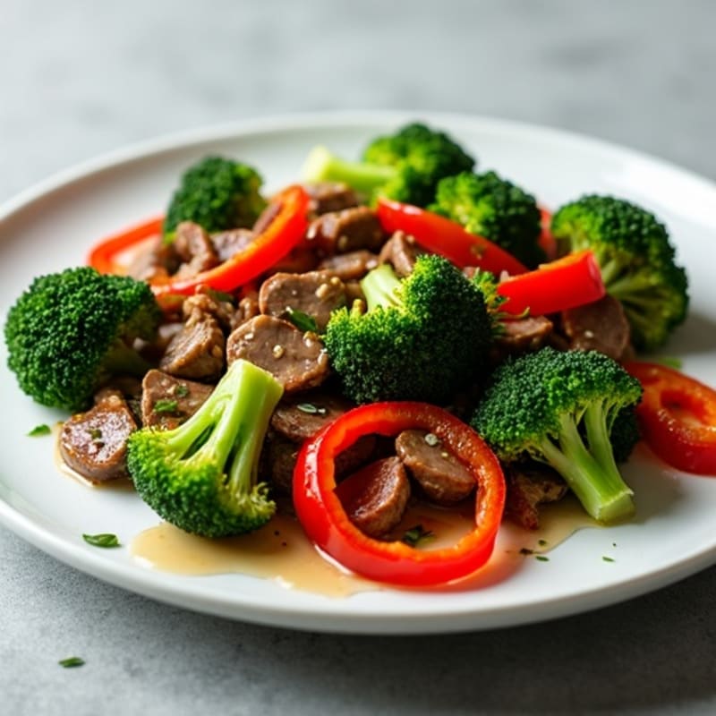 Savory Beef and Crispy Broccoli Stir-Fry