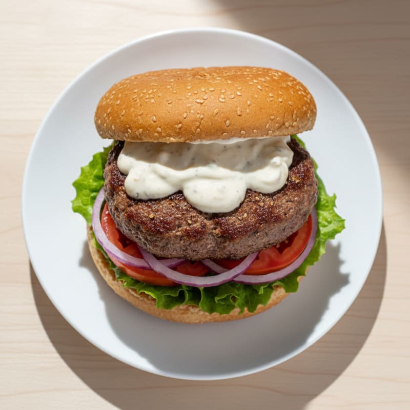 Classic Beef Burger with Secret Sauce