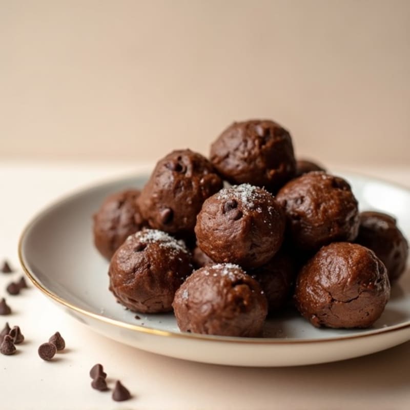 Chewy Dark Chocolate Almond Butter Bites