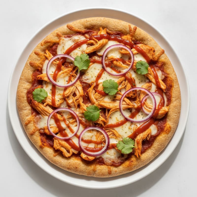 High-Protein BBQ Chicken Pizza