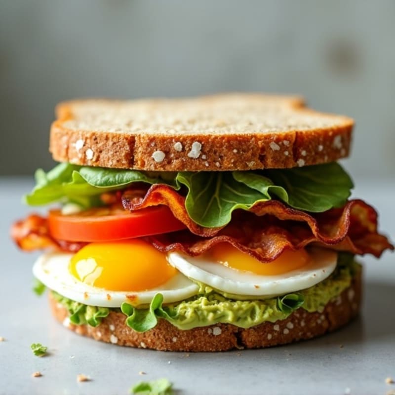 Healthy Avocado BLT Sandwich