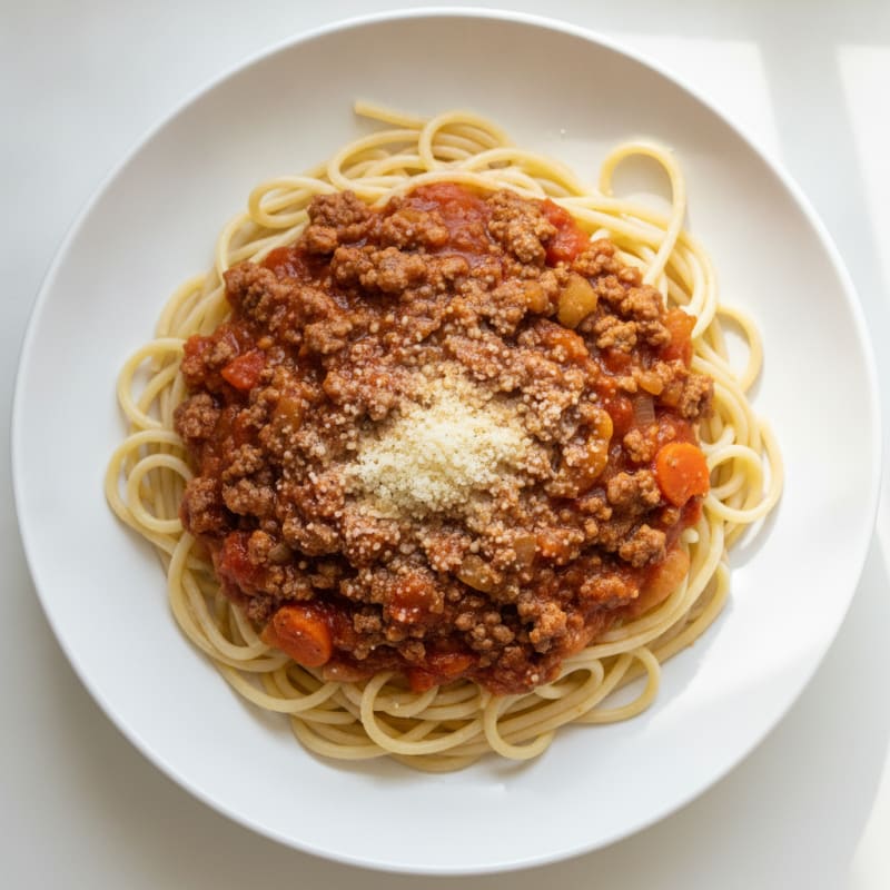 Classic Beef Ragu with Spaghetti