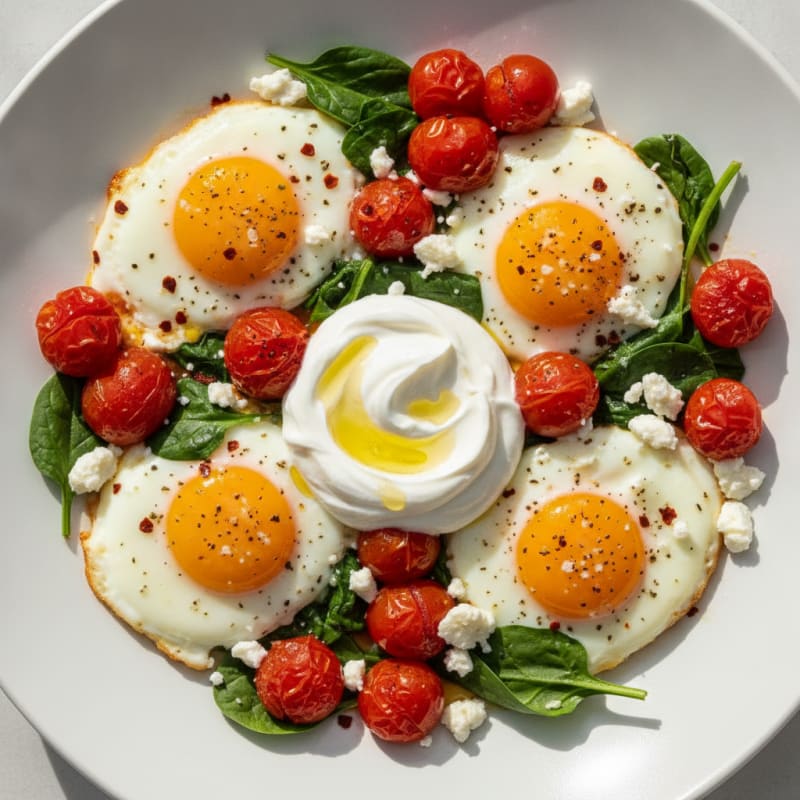 Baked Eggs with Roasted Tomatoes