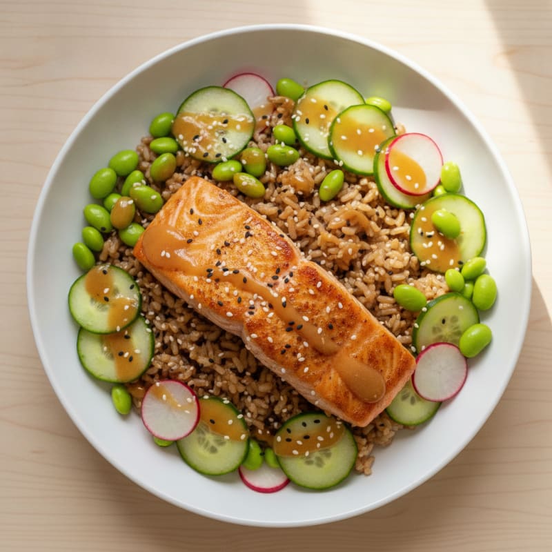 Salmon Sushi Rice Bowl