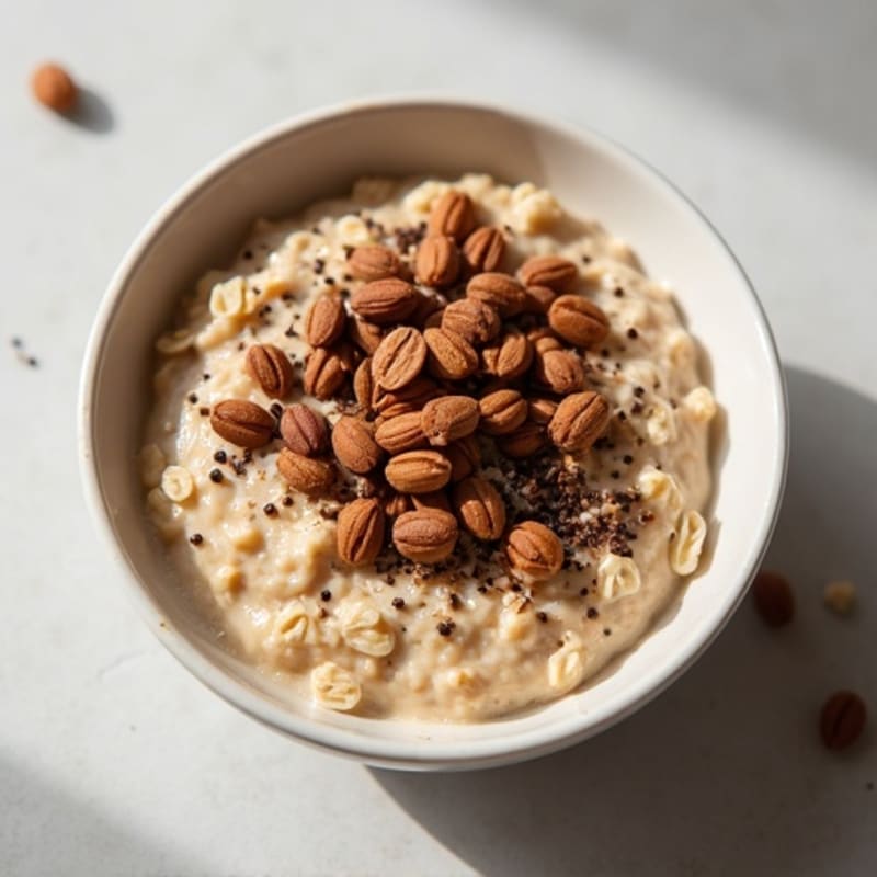 Creamy Coffee Protein Overnight Oats