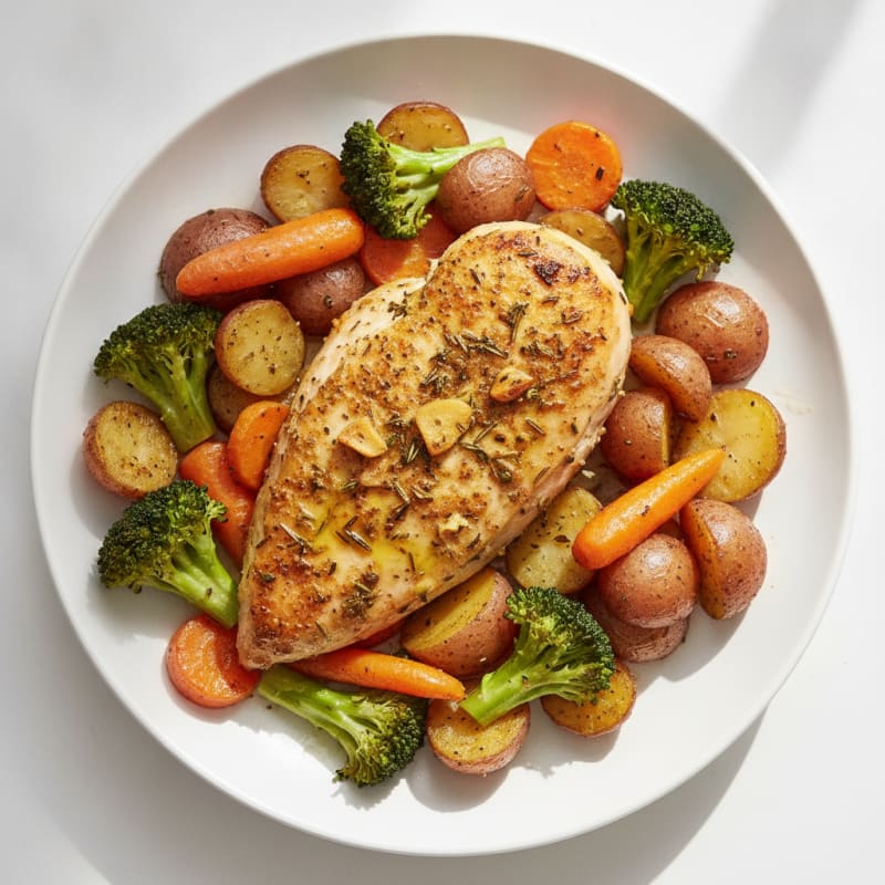 Garlic Herb Roasted Chicken