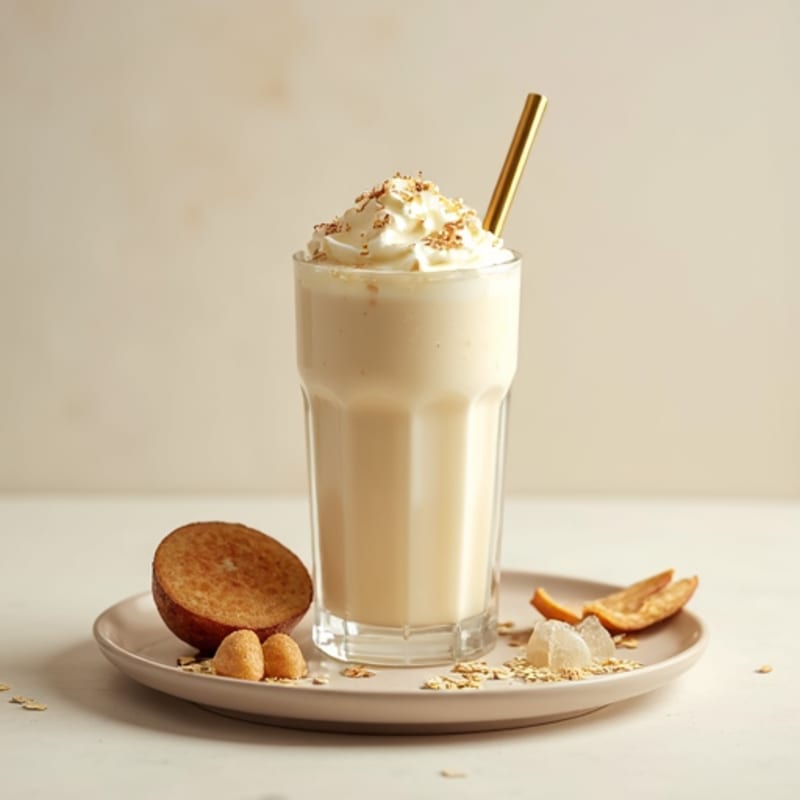 Vanilla Protein Shake with Low-Fat Cottage Cheese