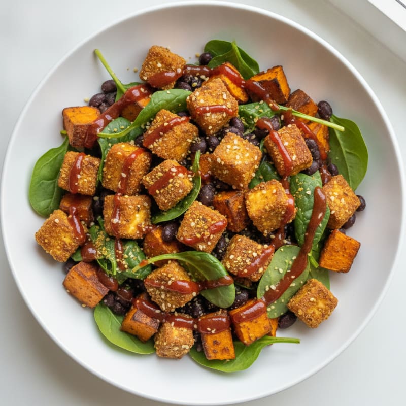 Roasted Sweet Potato and Black Bean Bowl